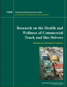 Health and Wellness of Commercial Truck and Bus Drivers cover